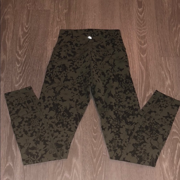 Lululemon align pant efflorescent barracks green - Picture 5 of 5